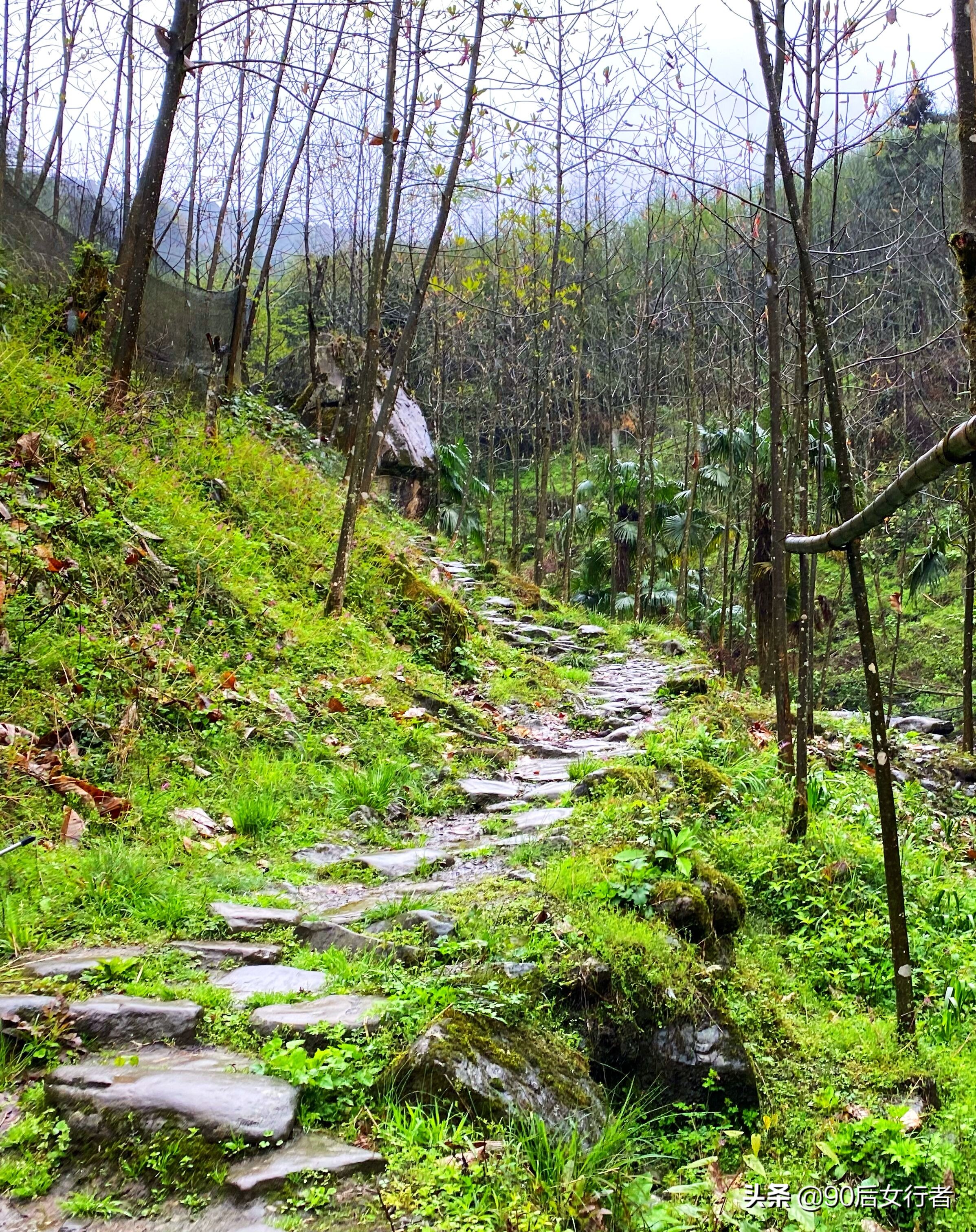 雨天徒步十里长山凹,走进大自然翻山越岭户外徒步
