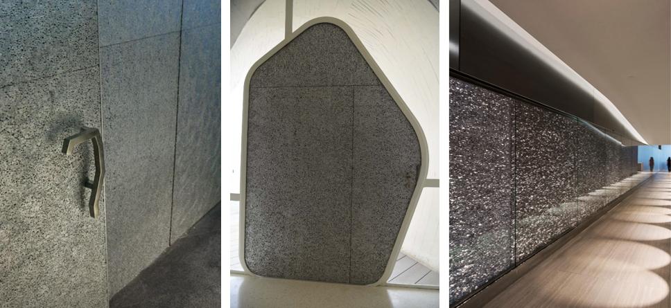 泡沫铝夜间效果图片,泡沫铝透光效果图