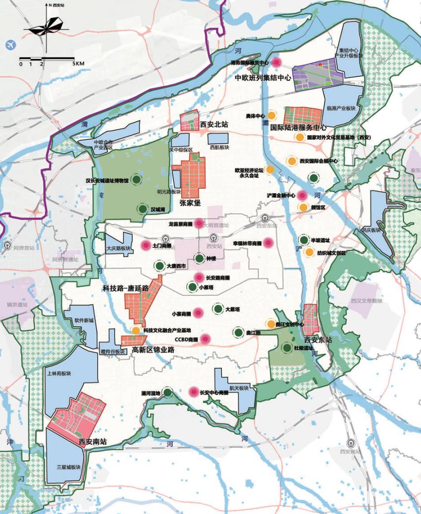 西安市中心最新规划图,西安中心城区最新规划图
