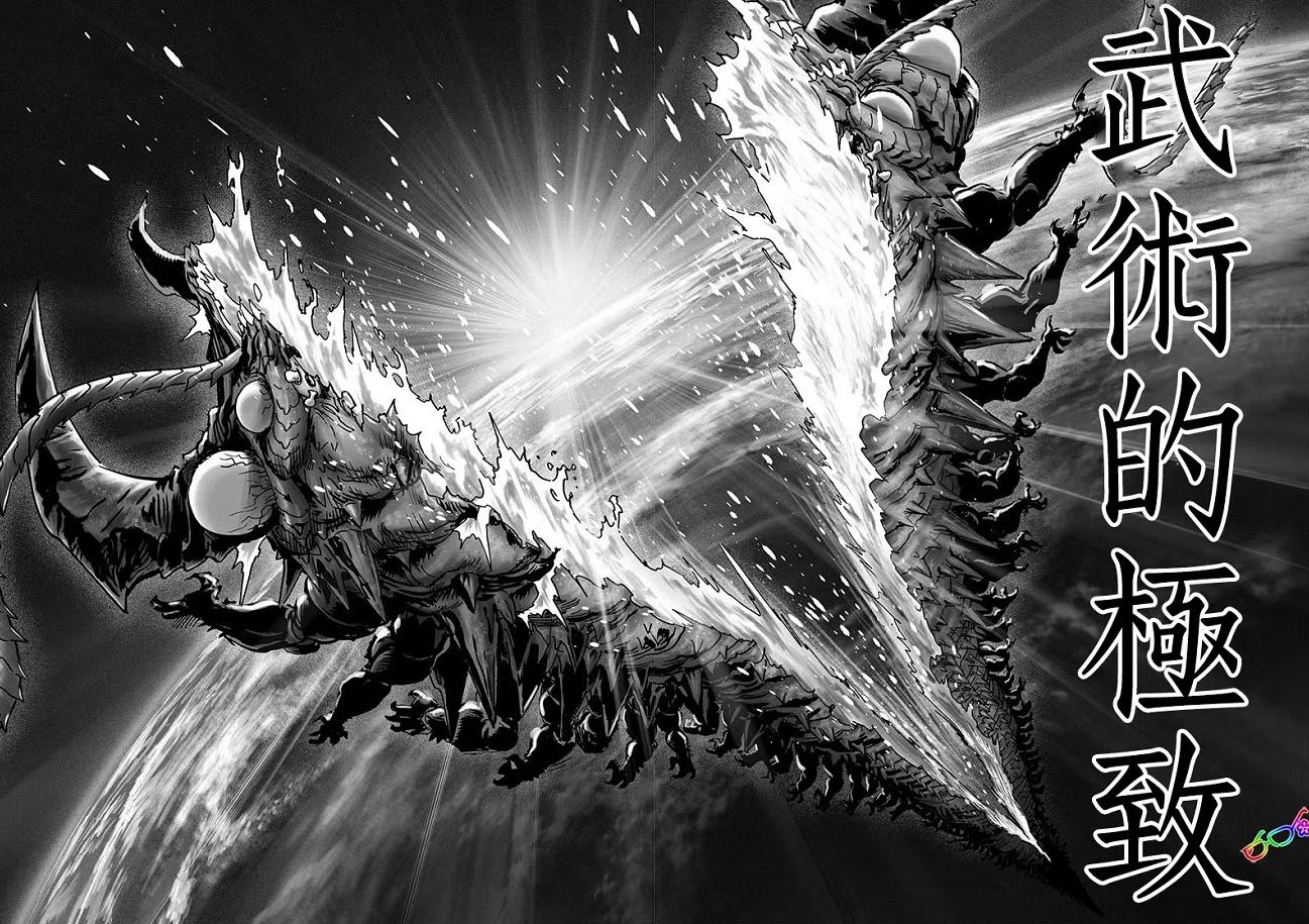 一拳超人饿狼打怪人王,一拳超人饿狼大战两名鬼级怪人