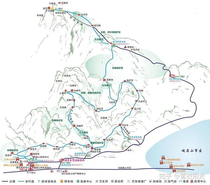 峨眉山两日游攻略最佳路线图,乐山峨眉山跟团两日游可以吗