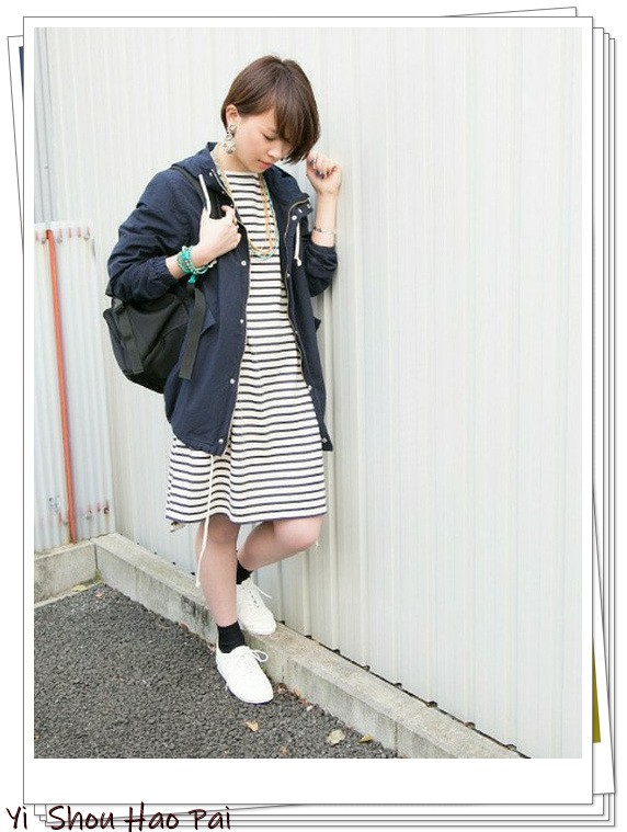 横条纹怎样穿显瘦,横条纹不显胖怎么穿