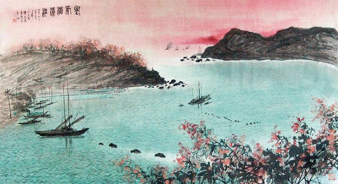 傅抱石山水画100幅欣赏,傅抱石山水画100幅高清图欣赏