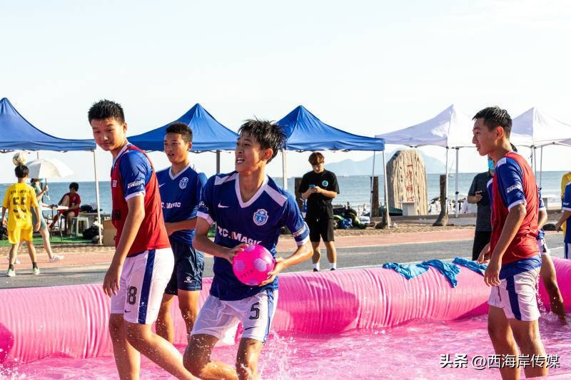 水上足球赛精彩纷呈,竞放势能水上足球