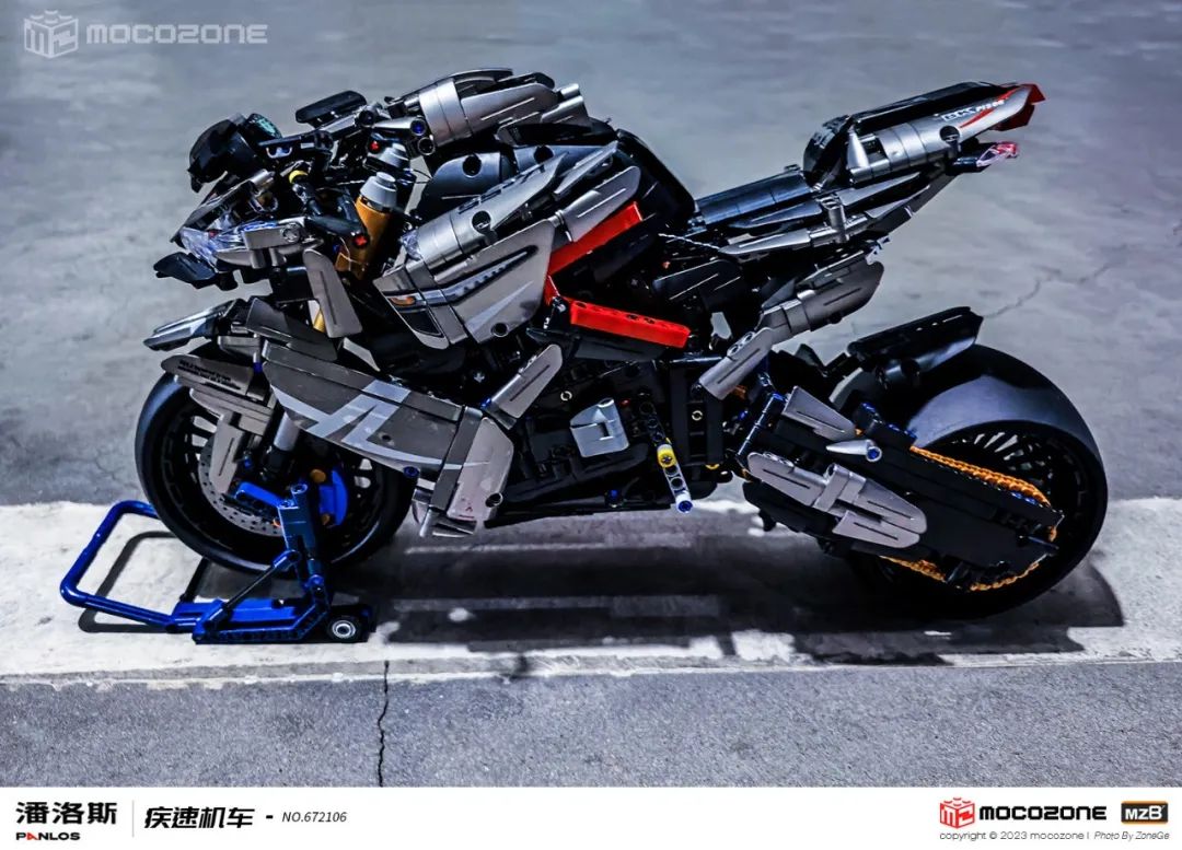 积木摩托车测评,纳扎雷摩托车积木测评