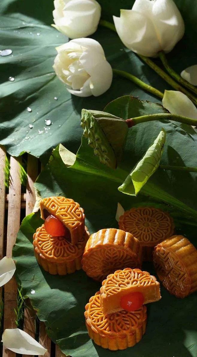 香香甜甜的月饼,中秋月饼壁纸