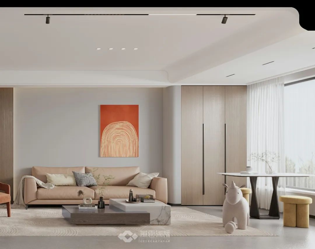 130m现代风打造年轻人梦想中的家,180m现代轻奢一进门就惊艳