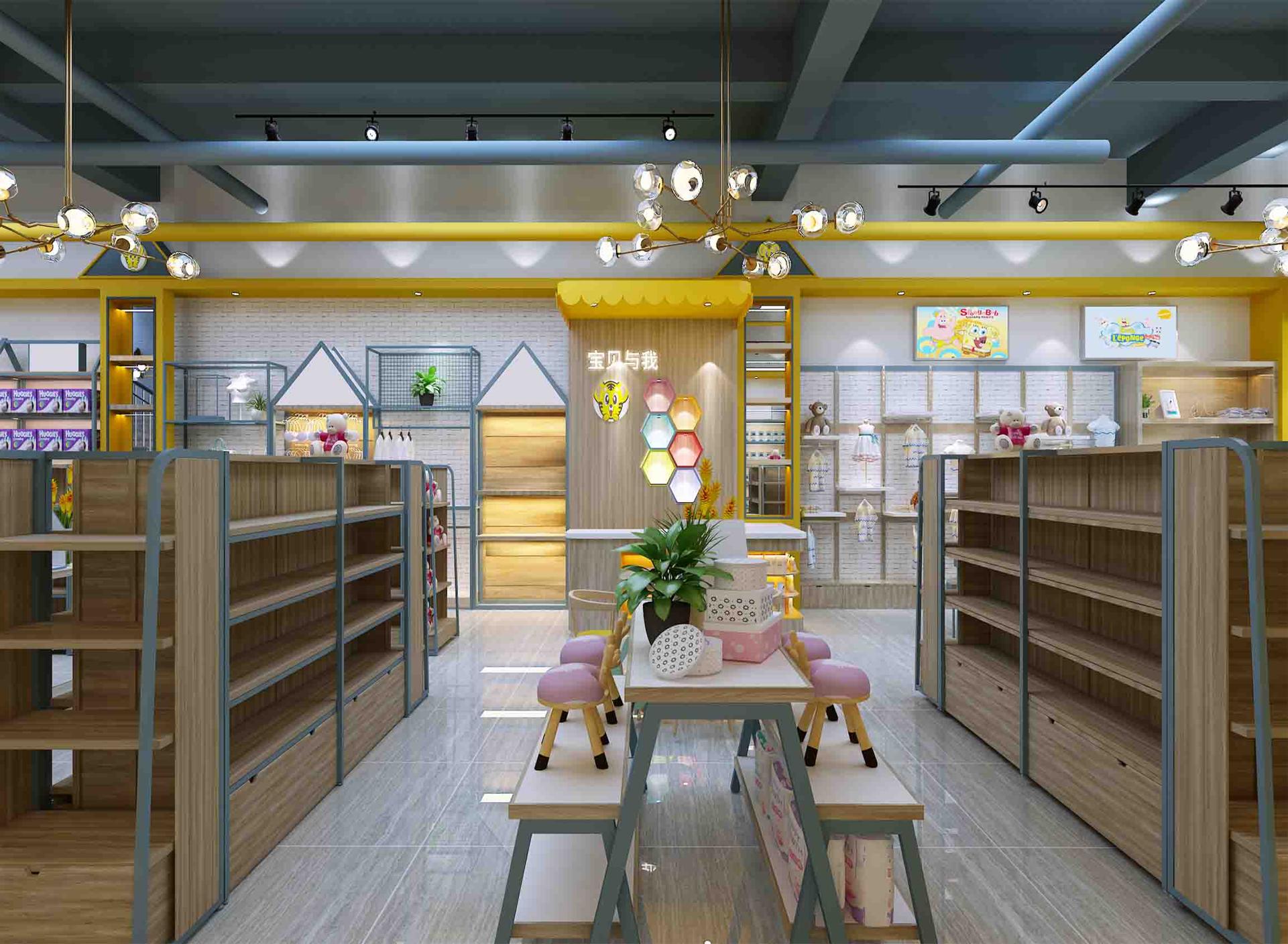 大连专业母婴店装修设计,合肥母婴店装修设计