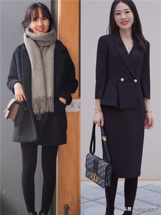 开春穿搭女连衣裙大码,文艺风连衣裙搭配打底裤