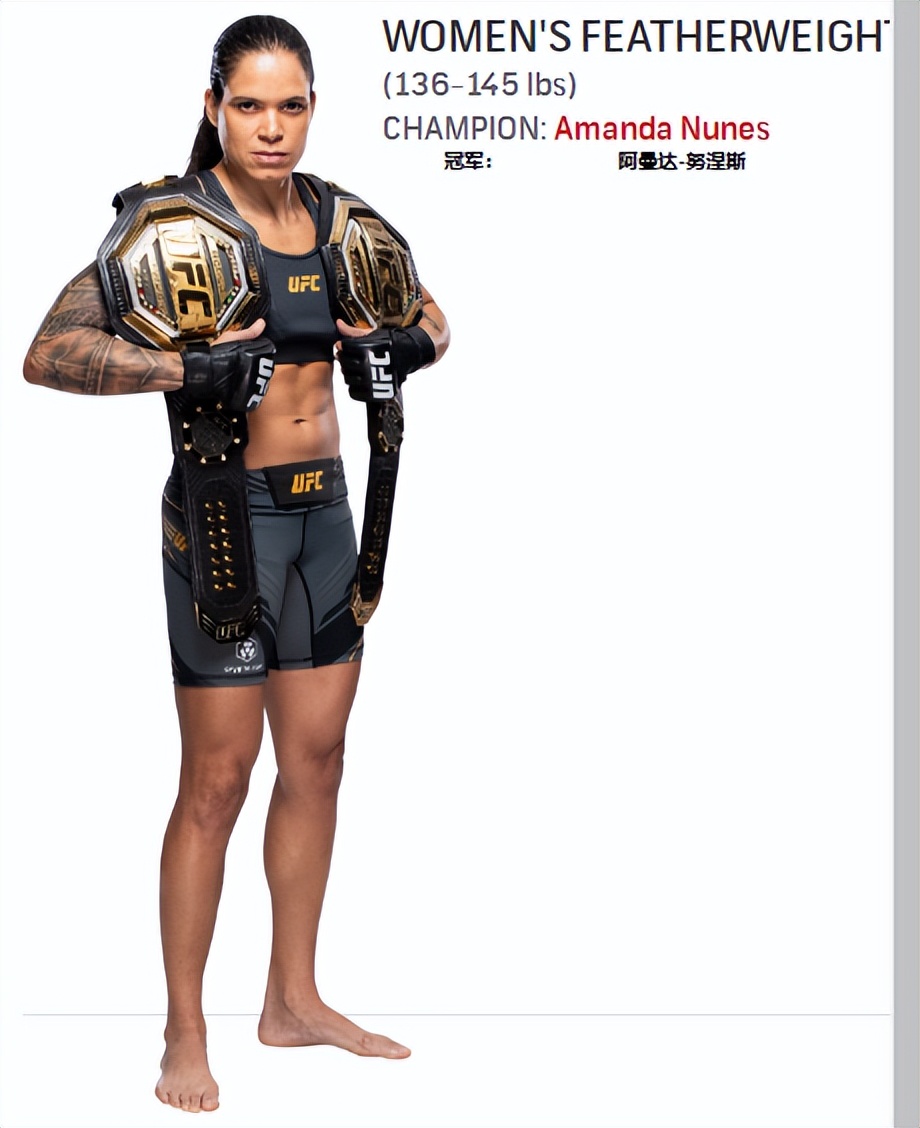 ufc排名各量级第一,男子雏量级ufc排名