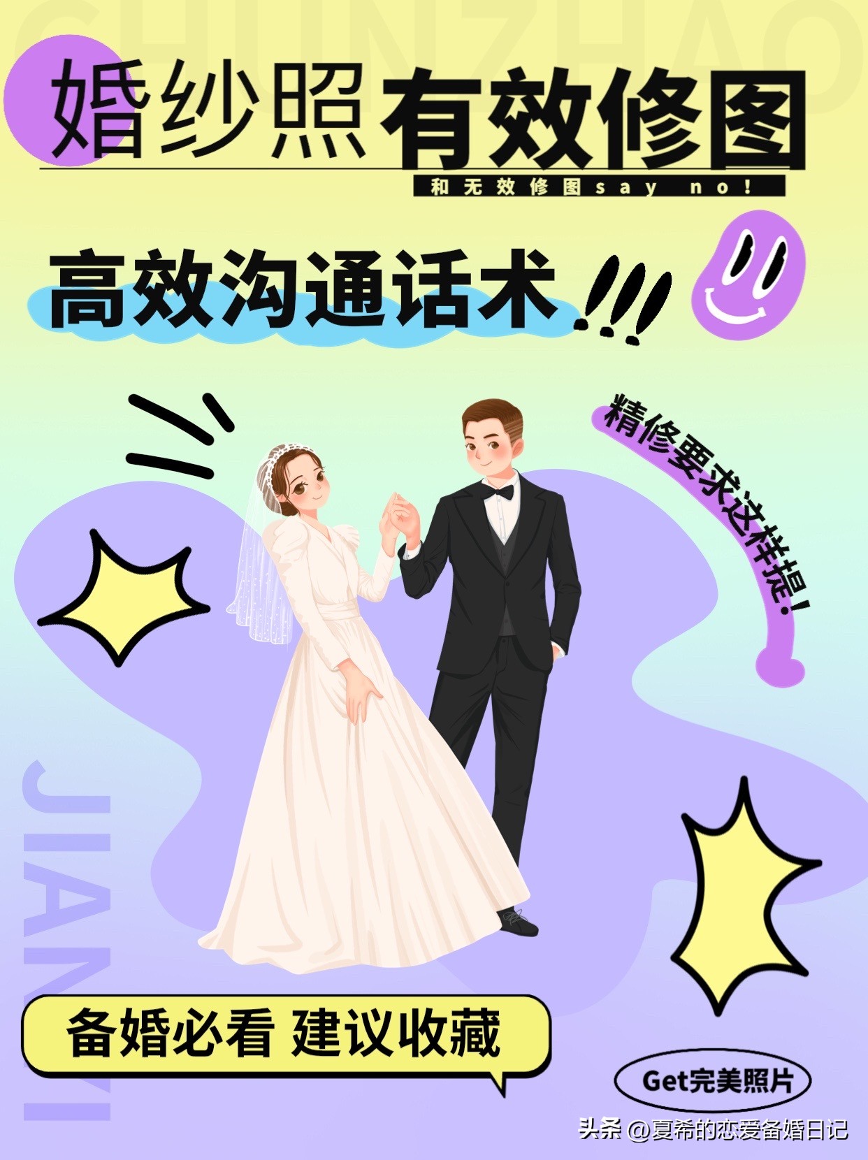 教堂婚纱照精修怎么和修图师沟通,婚纱照精修换了几个修图师