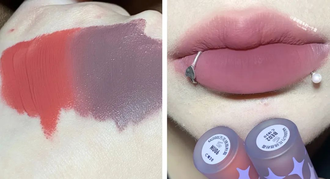 低饱和度嫩粉口红,粉粉嫩嫩的口红学生