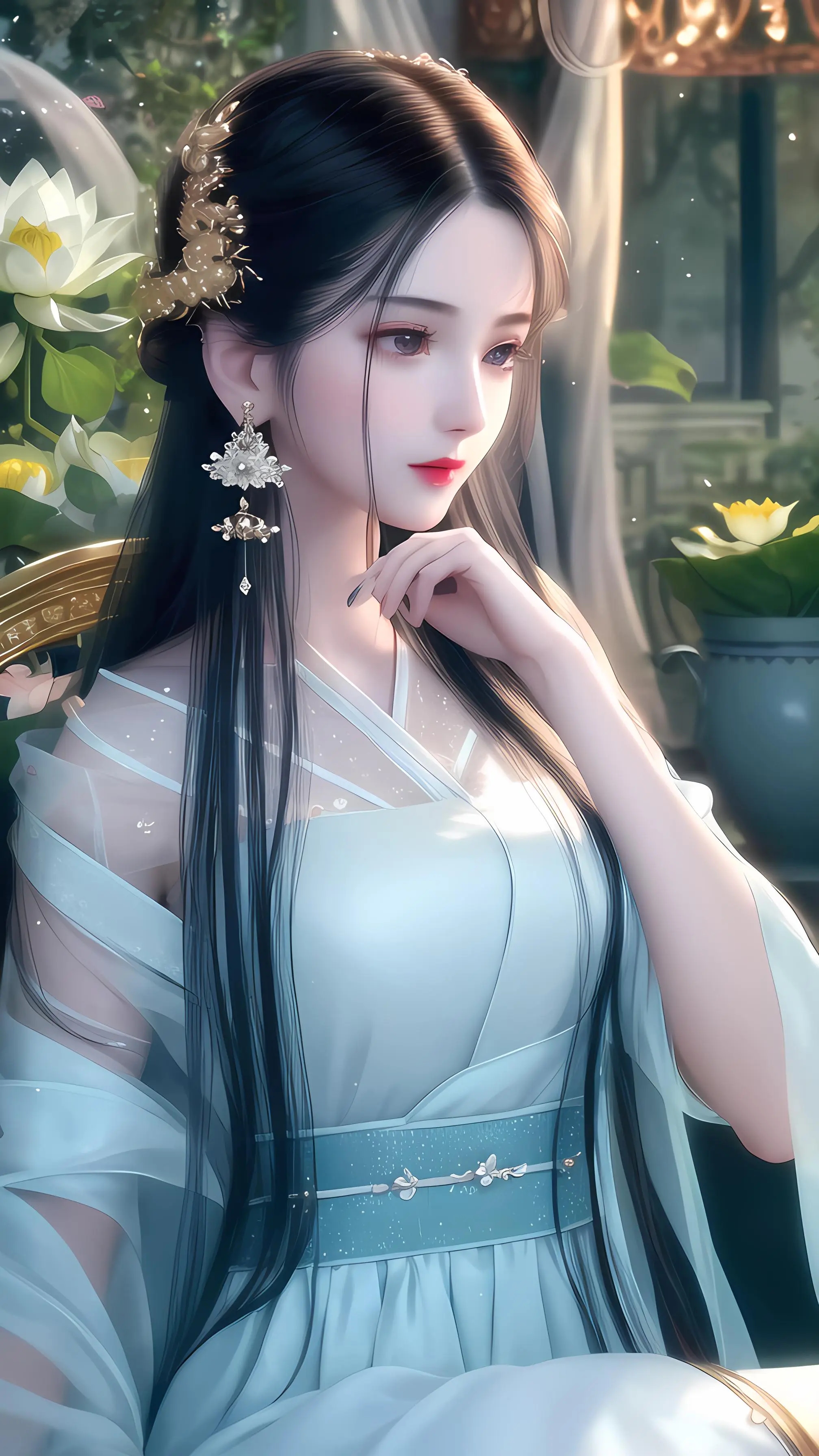 超漂亮的二次元图片,国风二次元美图