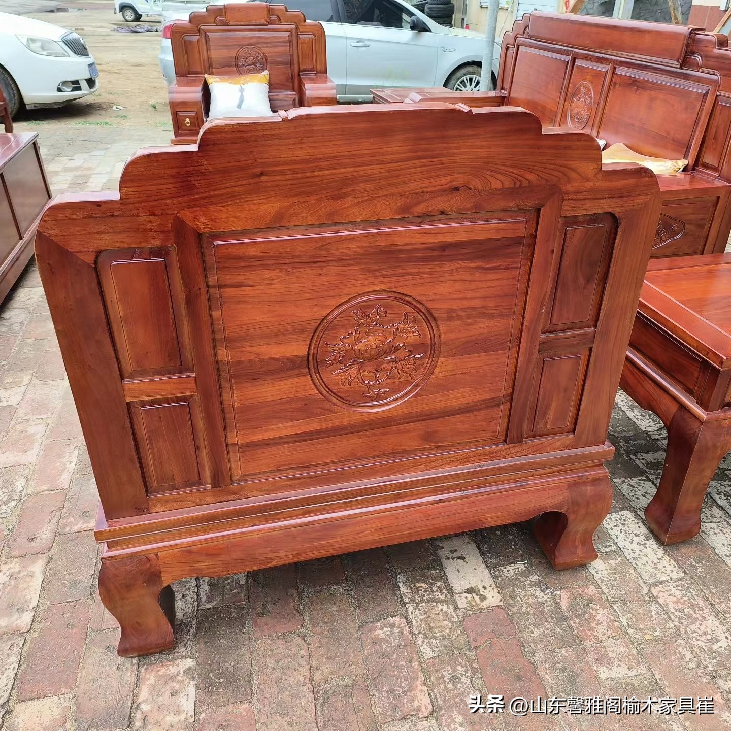 富贵不张扬,榆木沙发5000左右加厚加粗