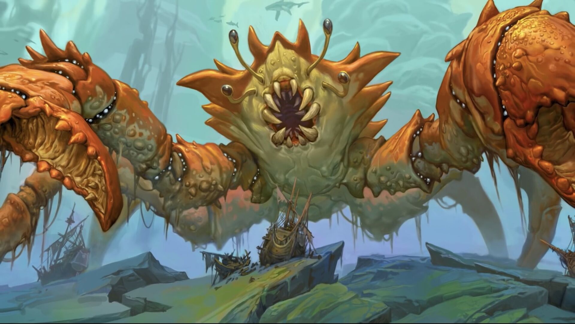 炉石传说原画神兽,炉石传说巨型原画