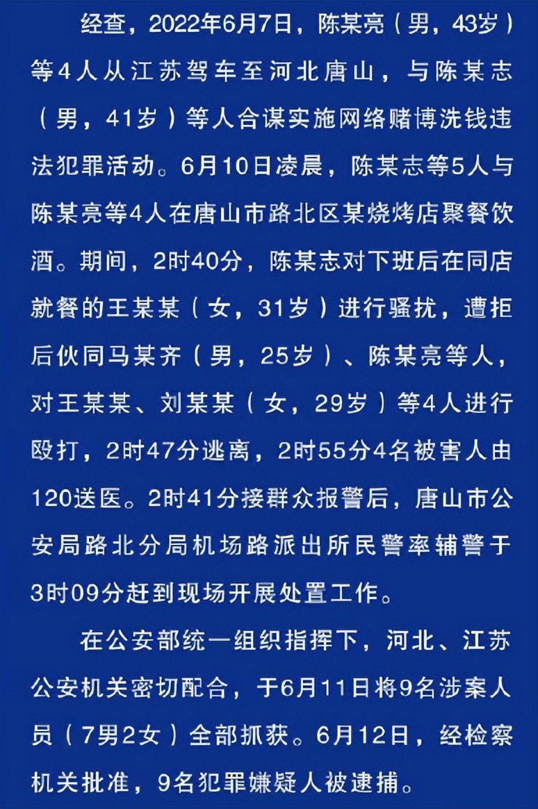 唐山打人事件几级伤害,唐山打人案轻伤二级怎么判定的