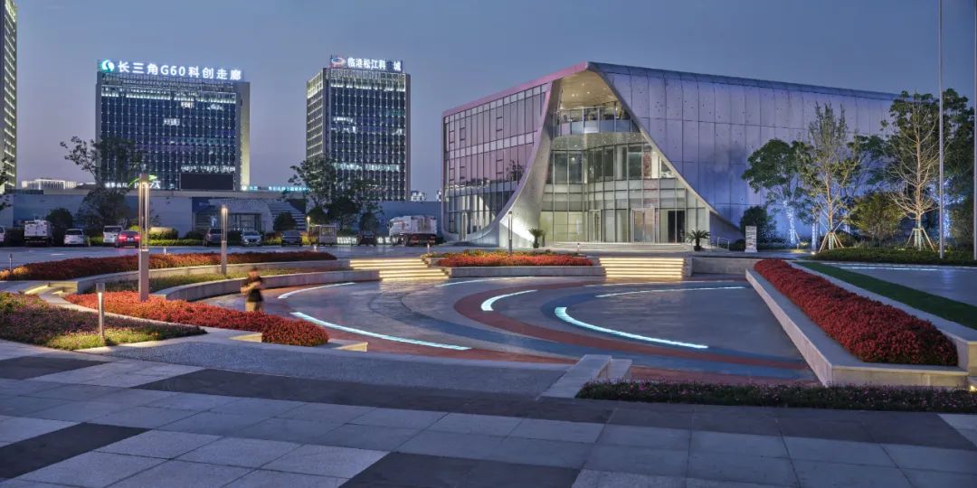 松江g60科创云廊旁边最美的公园,松江九亭g60科创云廊效果图