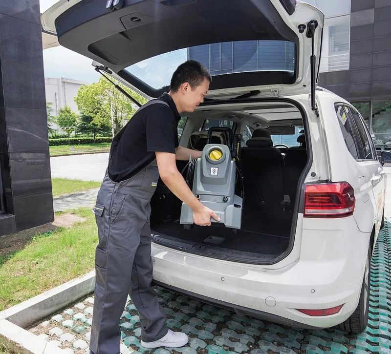 卡赫洗车机hd5-11洗车效果,德国karcher卡赫高压清洗机怎么用