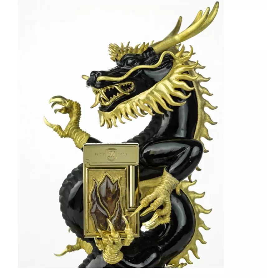 法国都彭龙年限定款打火机,2010都彭打火机高清大图