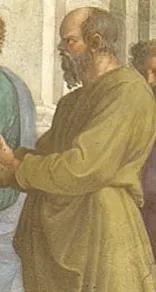 拉斐尔的名画《雅典学院》中，那位回眸一望的女性是谁？