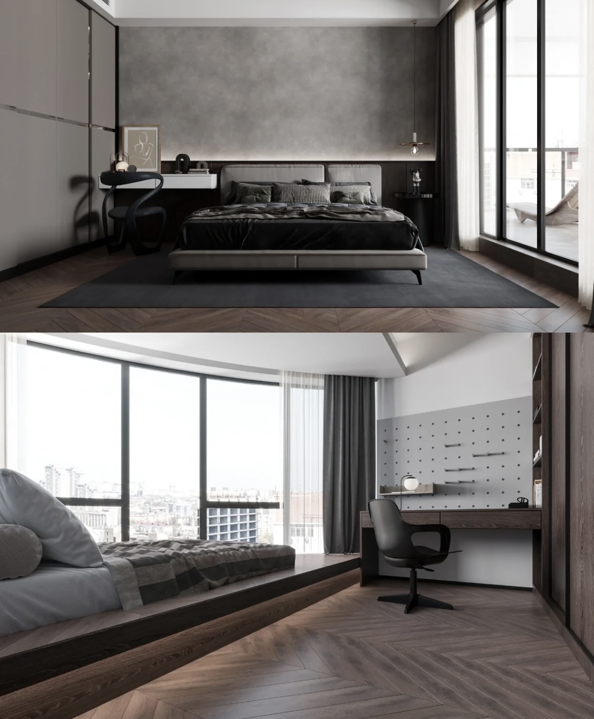 发现一位浙江男孩的家，因入住毛坯房爆红全网，灰墙灰地太舒服了