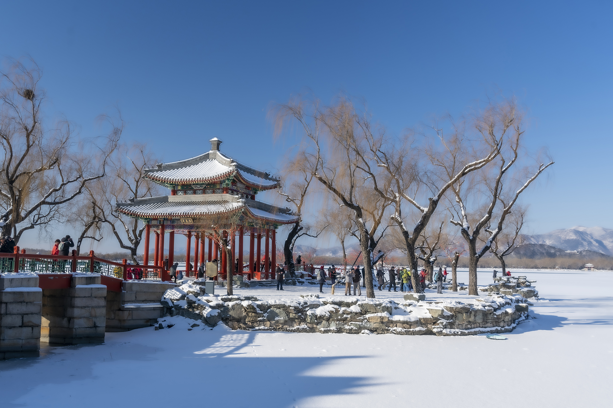 走颐和清漪，赏皇家园林之十一：昆明湖东堤（修订版）