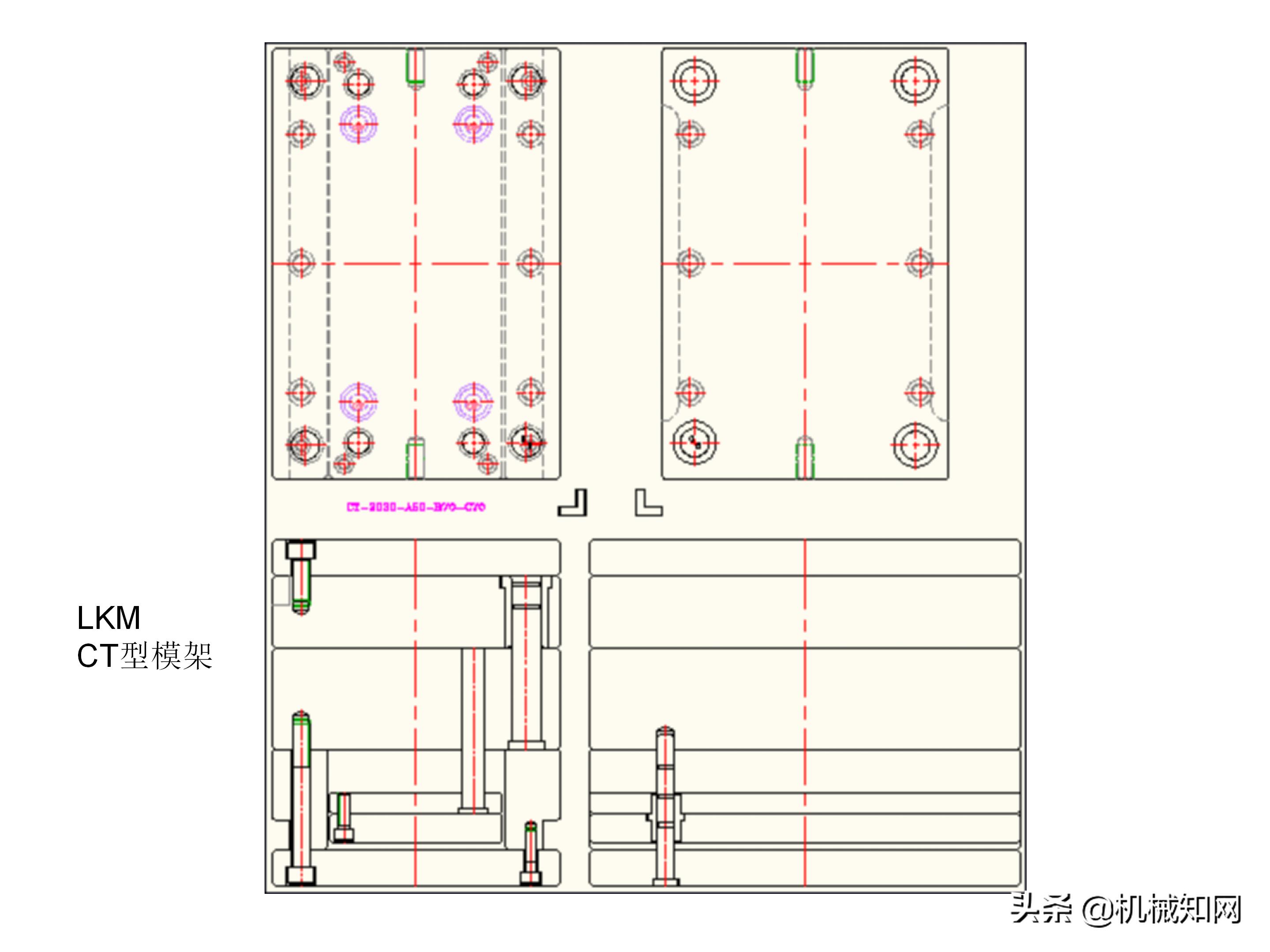 注塑模具结构100例,注塑模具典型结构各个零件作用