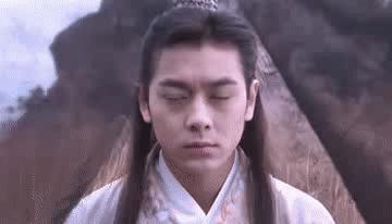 木婉清摘面纱,木婉清面纱被吹落的画面