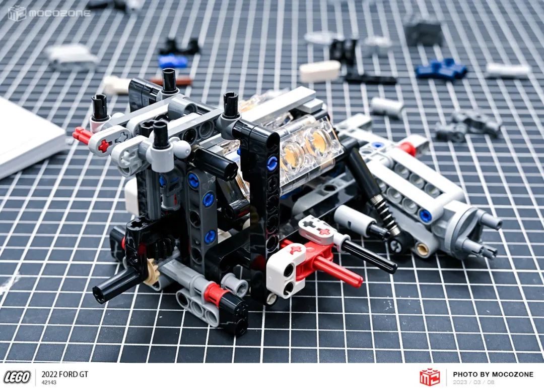 乐高积木福特gt跑车,福特gt2022