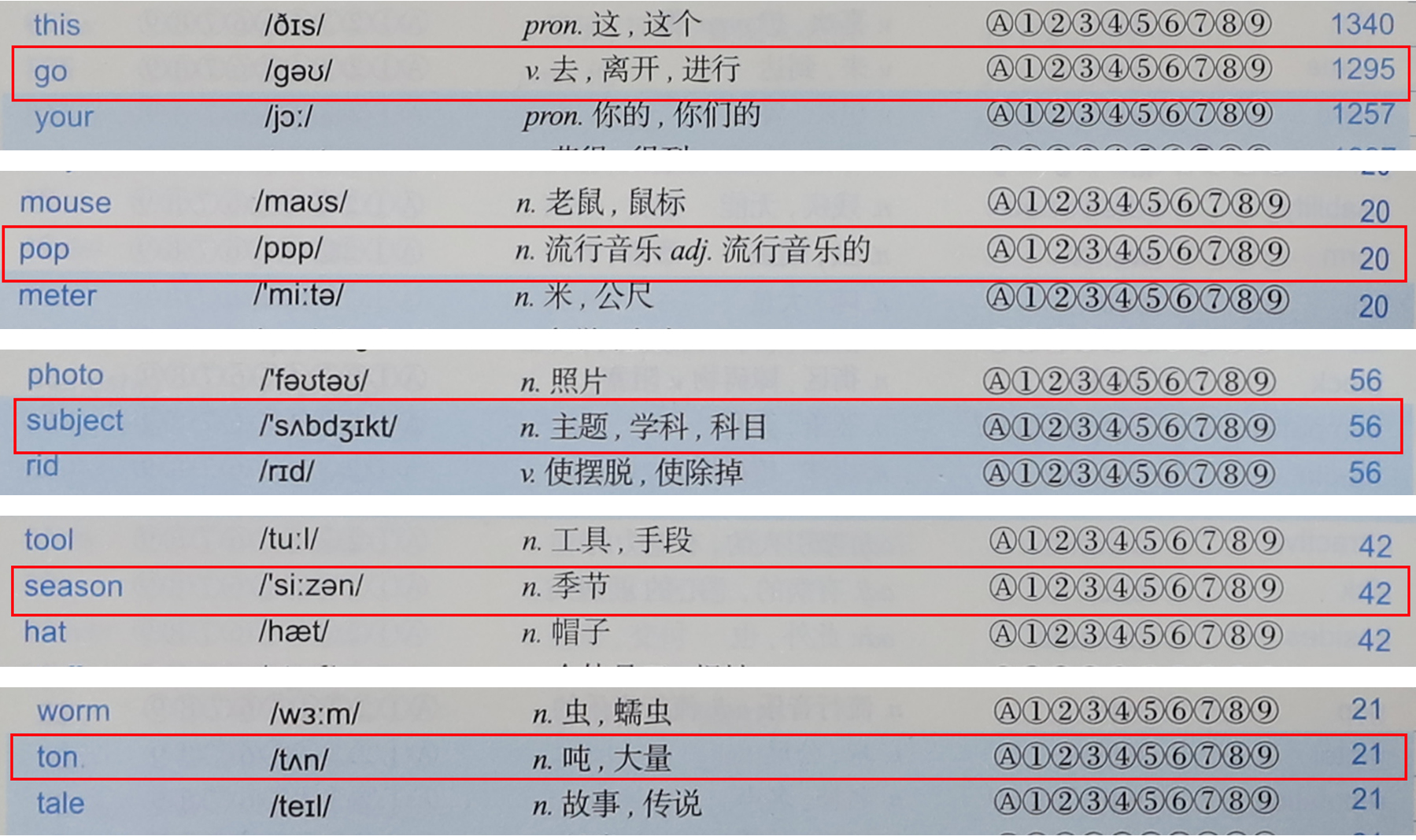 来川英语高考单词书,来川高中英语语法全套