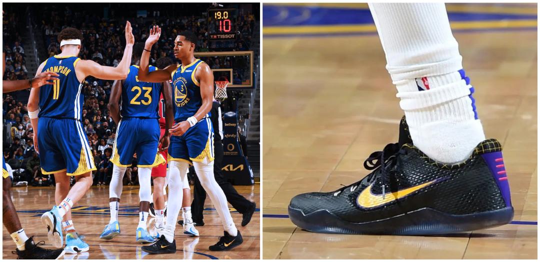 勇士2022总决赛上脚球鞋,23-24赛季勇士球员上脚球鞋