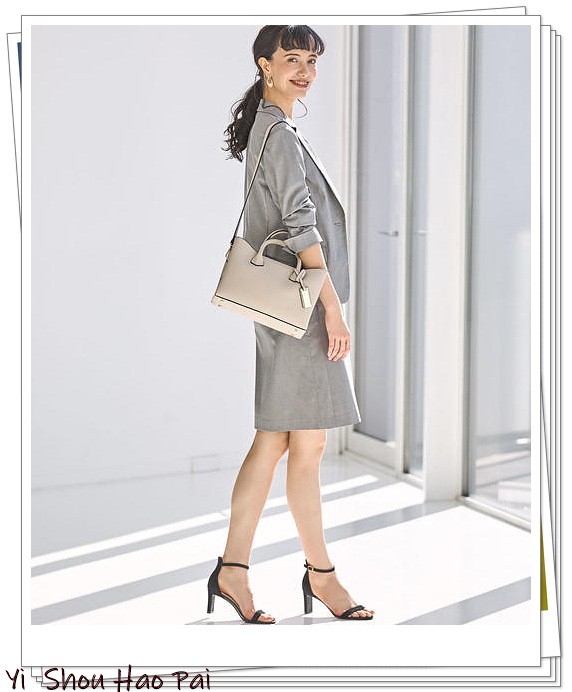 灰色半身裙如何穿搭图片,灰色半身裙高级感穿搭