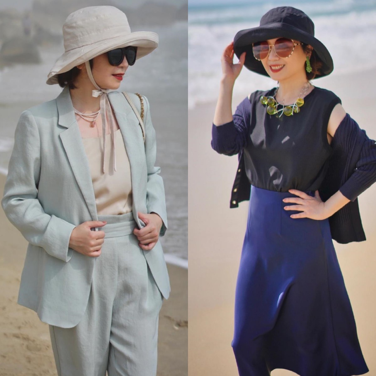 一年四季都可以戴的渔夫帽,渔夫帽真的谁戴都好看