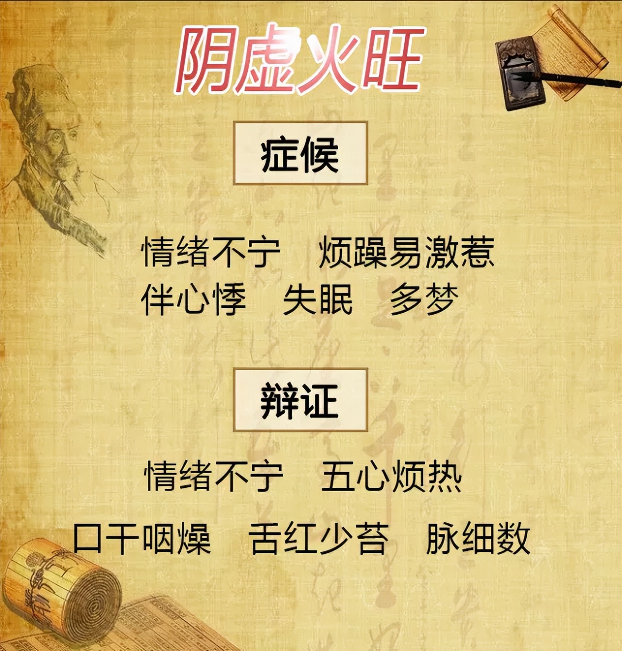 更年期女性阴虚火旺的症状,女性的阴虚火旺有哪些症状