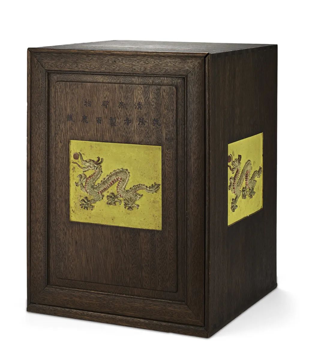 乾隆御制百鹿尊,清乾隆洋彩百鹿尊