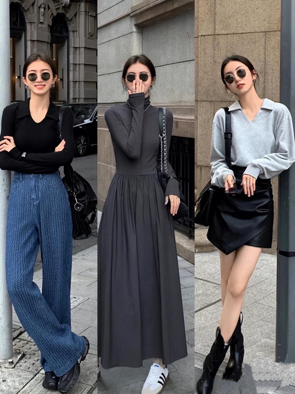 冬季韩系风时尚穿搭,秋冬韩系风穿搭示范