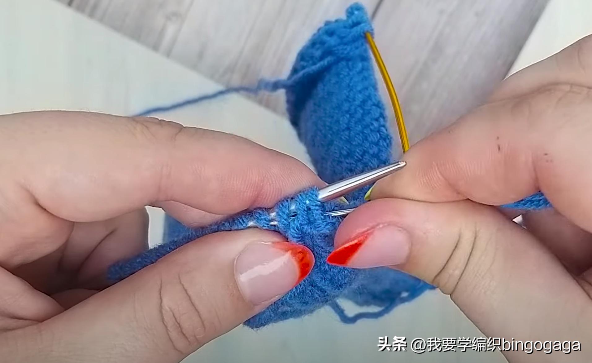 一片式织鞋教程全过程,一片式鞋面的织法