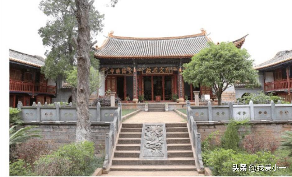 云南昆明古建筑群图,云南省昆明市官渡古镇古建筑