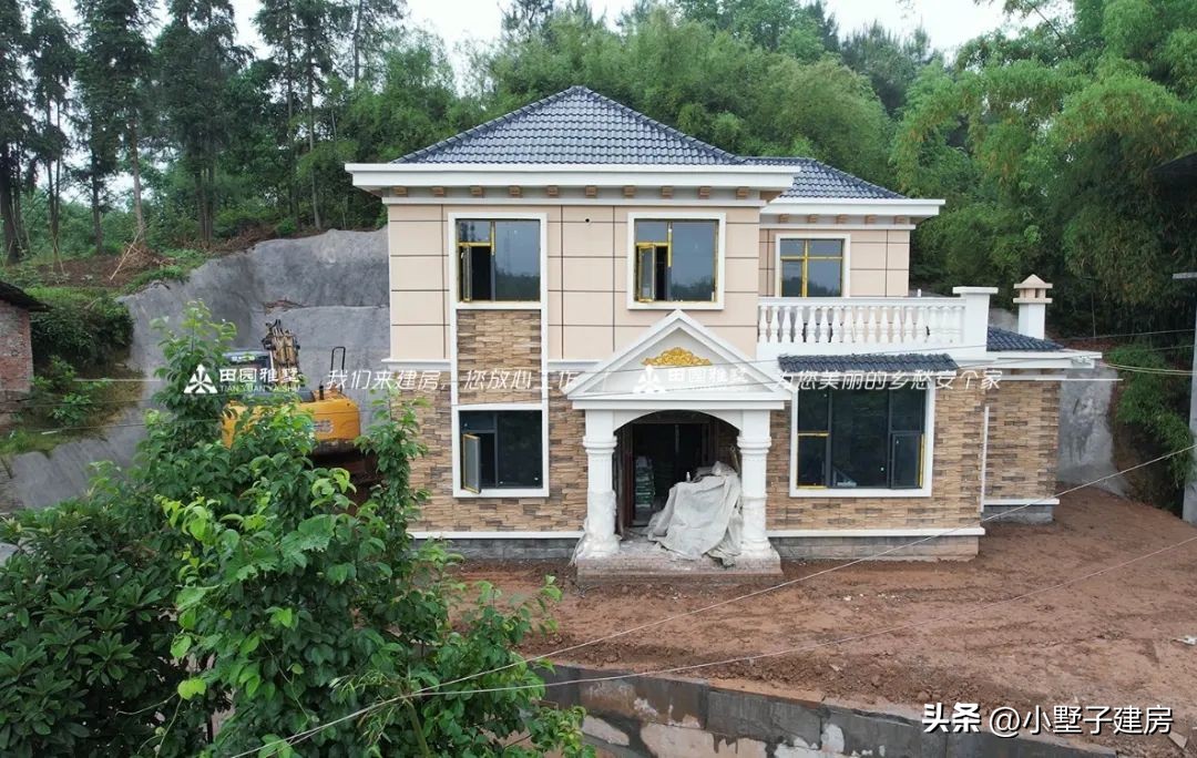 建一个房子一定要给老人住才是家,给爸妈盖一座中式房子