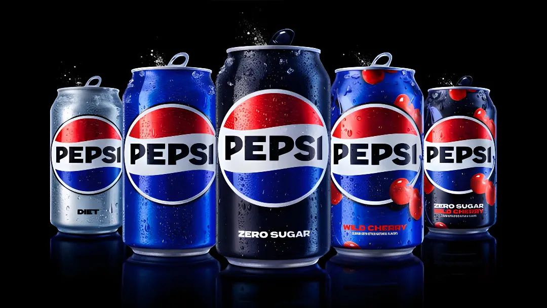 百事可乐logo创意设计,百事可乐logo新旧对比