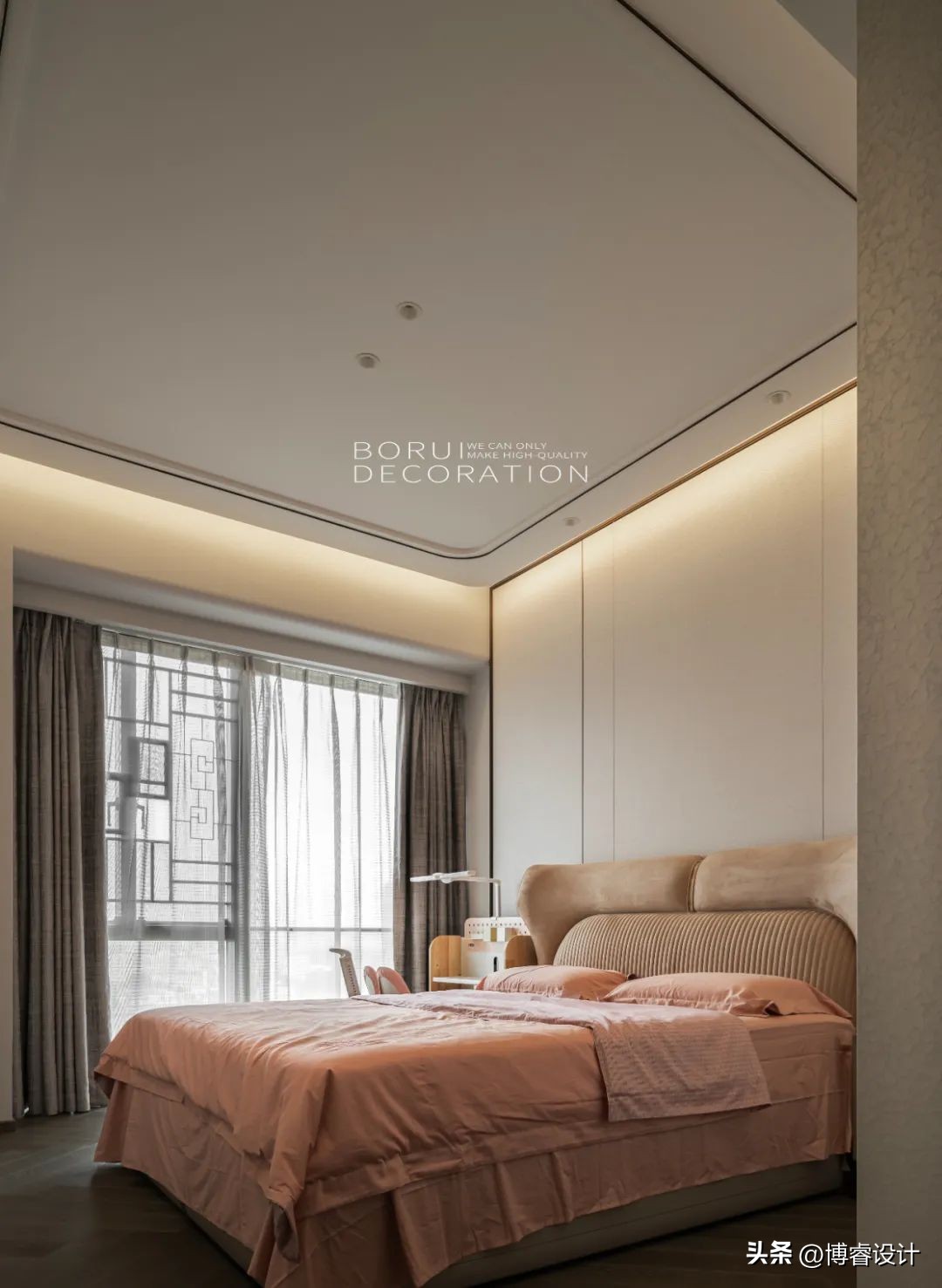 250㎡江景精装房改造,轻奢风格+收纳系统优化