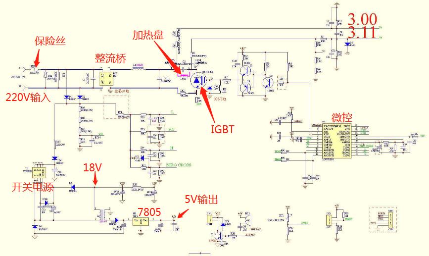 美的c21-sk2103电磁炉不通电,美的c21-sk2103电磁炉故障与维修