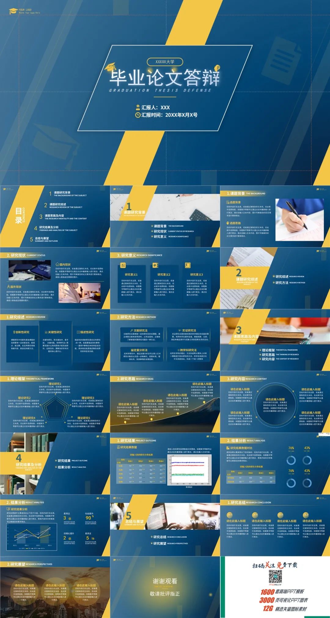 设计类研究生毕业论文答辩ppt,毕业论文答辩ppt模板优秀范例本科