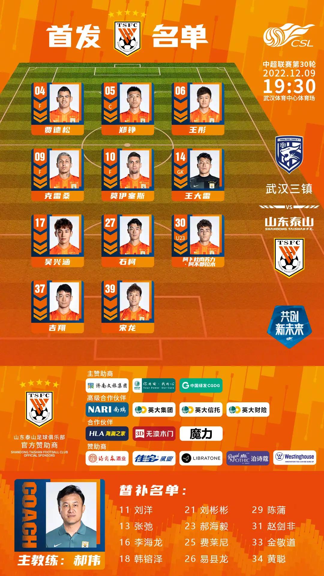 吴兴涵头槌破门泰山1-0领先,吴兴涵助攻梅西破门