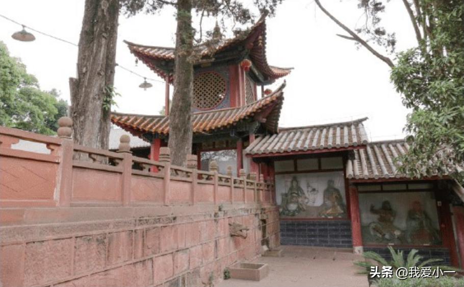 云南昆明古建筑群图,云南省昆明市官渡古镇古建筑