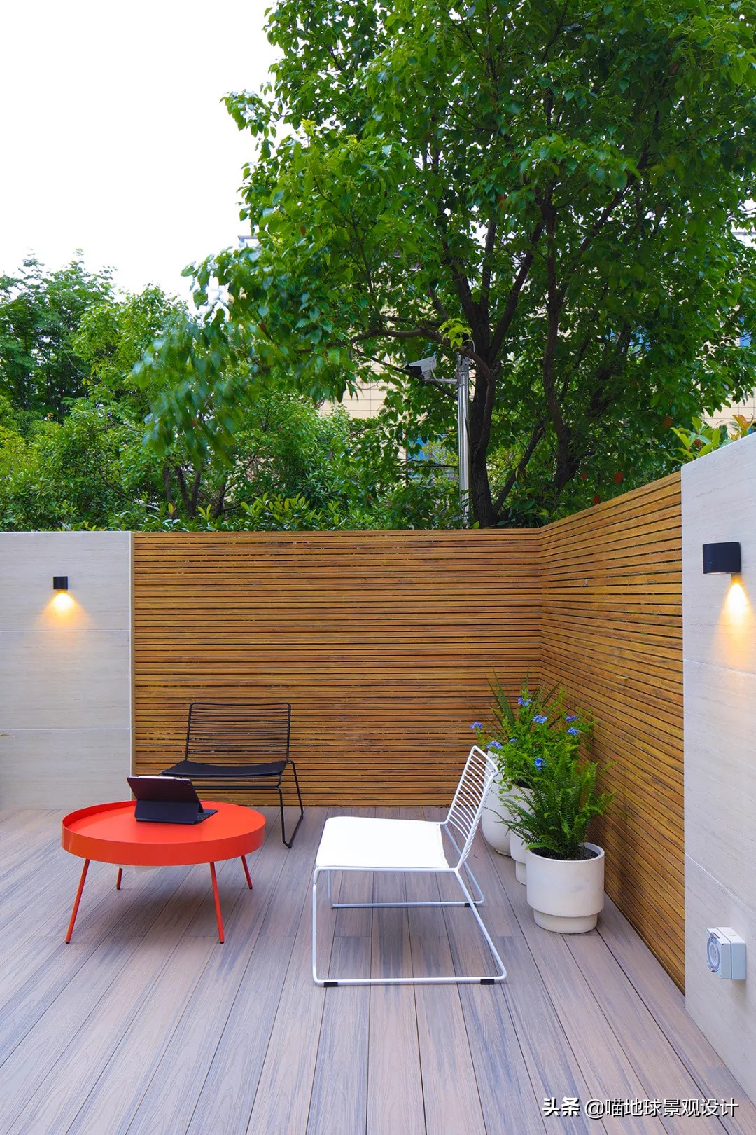 60平方别墅庭院效果图大全,60款优秀的别墅庭院创意背景景墙