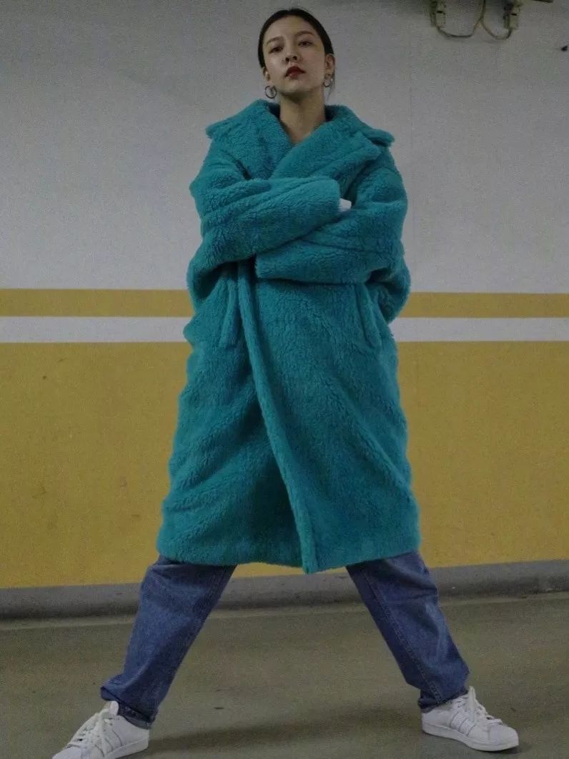 蓝色穿出秋冬高级感,蓝色穿出春天的高级感