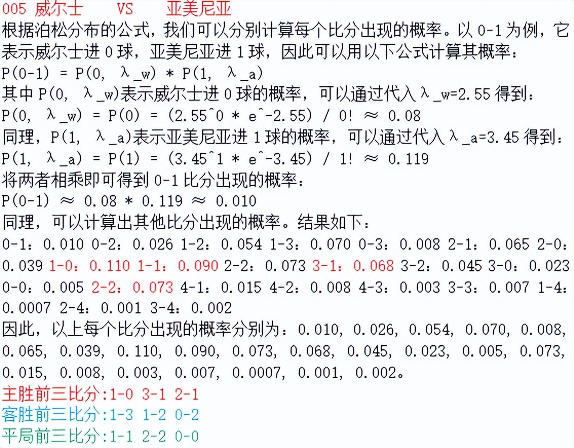 泊松指数是最正确的足彩预测技术,怎么用泊松分布预测足彩结果