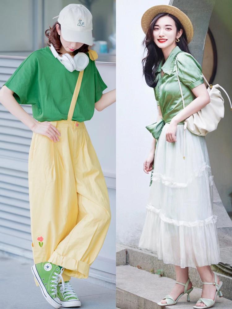 夏天穿衣如何配色经典又高级,清新凉爽的春天穿衣也要清新自然