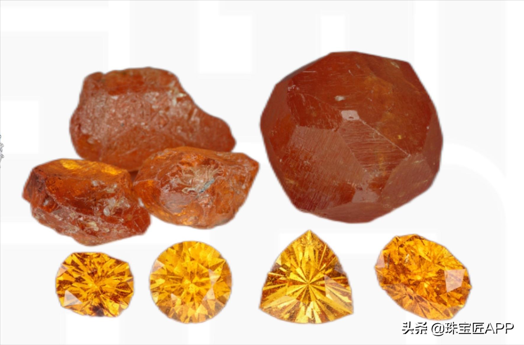 四种宝石图片大全,各种宝石黄色